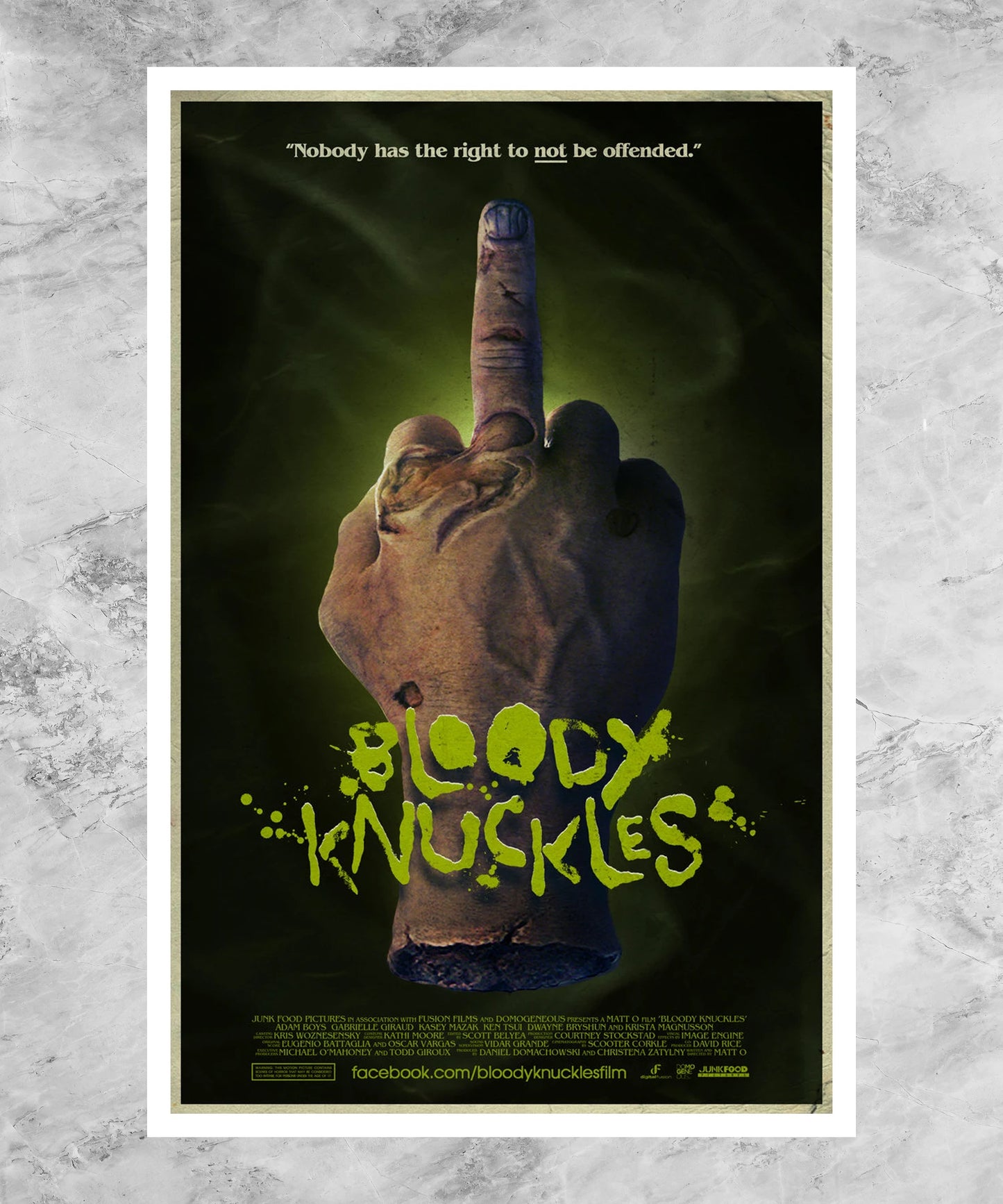 Bloody Knuckles Poster